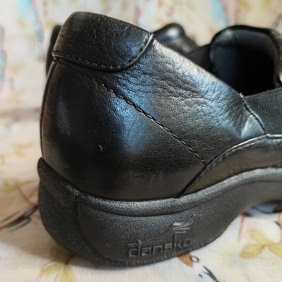 Dansko Professional Black Ribbed Work Shoes Women's Size 8 EUR 38 PreLoved Used - Picture 3 of 12